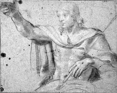 Studio per gli affreschi della Volta della Cappella Cerasi da Annibale Carracci